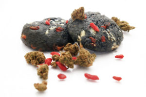 Cookies Détente BIO / Sésame noir, chocolat blanc, baies de goji & pulpe de CBD 40mg