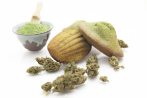 Madeleine bio au matcha & fleur de CBD 30mg